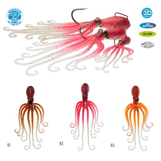 Savage Gear 3D Octopus 35gr color82